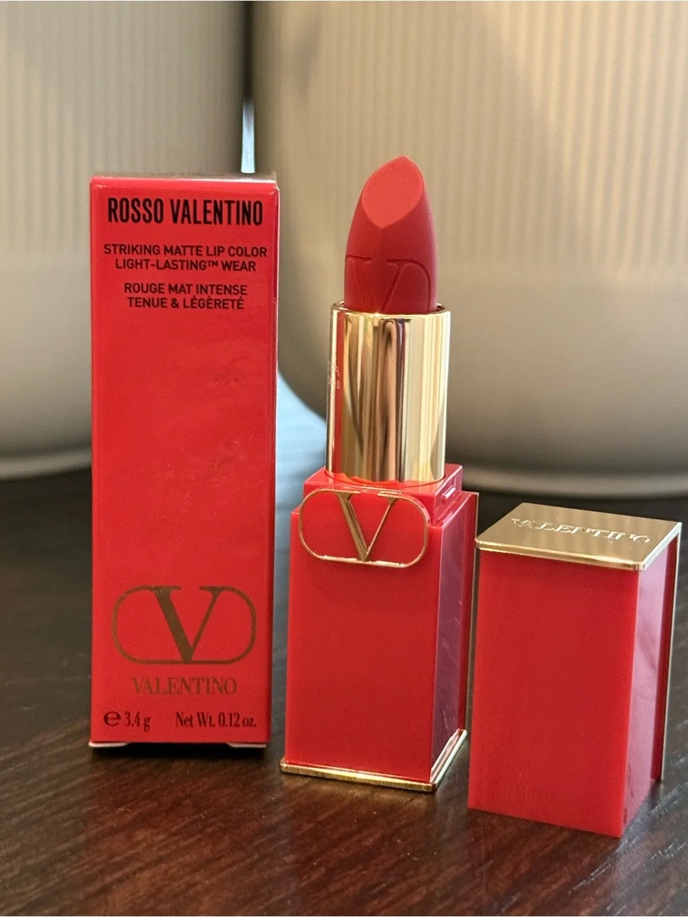 Valentino Rosso Matte Lipstick 219A Star Studded ✨  NIB